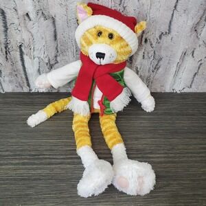 Seattles Best Coffee‎ Henry the Cat Orange Tabby 17" Stuffed Plush Holiday #4